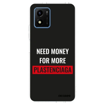 Picasee Vivo Y01 Hülle - Transparentes Silikon - More PLASTENCIAGA