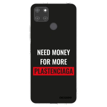 Picasee Realme C21Y Hülle - Transparentes Silikon - More PLASTENCIAGA