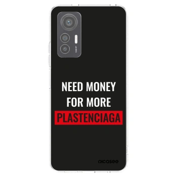 Picasee Xiaomi 12 Lite Hülle - Transparentes Silikon - More PLASTENCIAGA