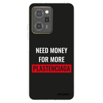 Picasee Xiaomi Poco X5 Pro Hülle - Transparentes Silikon - More PLASTENCIAGA