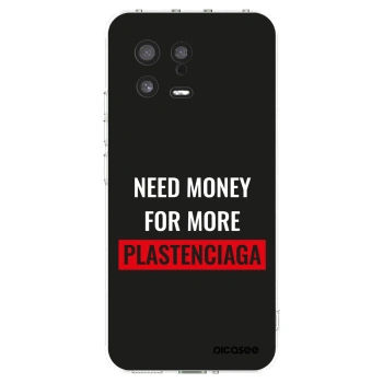 Picasee Xiaomi 13 Hülle - Transparentes Silikon - More PLASTENCIAGA