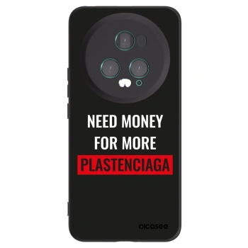 Picasee Honor Magic5 Pro Hülle - Schwarzes Silikon - More PLASTENCIAGA