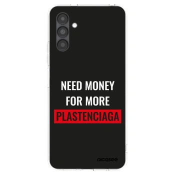 Picasee Samsung Galaxy A04s A047F Hülle - Transparentes Silikon - More PLASTENCIAGA