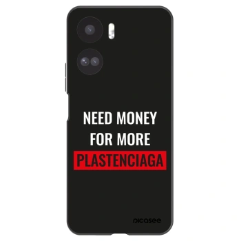 Picasee Honor 90 Lite 5G Hülle - Schwarzes Silikon - More PLASTENCIAGA