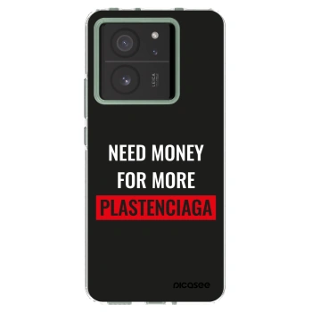 Picasee Xiaomi 13T Hülle - Transparentes Silikon - More PLASTENCIAGA