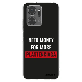 Picasee Honor X7a Hülle - Transparentes Silikon - More PLASTENCIAGA