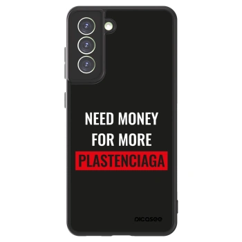 Picasee ULTIMATE CASE PowerShare für Samsung Galaxy S21 FE 5G - More PLASTENCIAGA