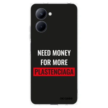 Picasee Realme C33 (2023) Hülle - Transparentes Silikon - More PLASTENCIAGA