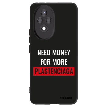 Picasee Honor 200 Pro 5G Hülle - Schwarzes Silikon - More PLASTENCIAGA