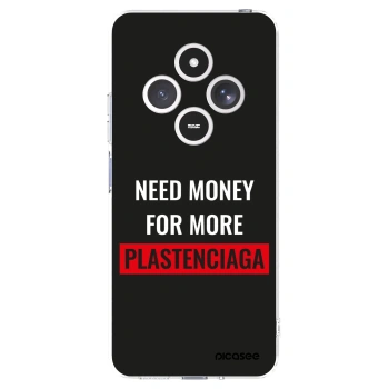 Picasee Xiaomi Redmi 14C Hülle - Transparentes Silikon - More PLASTENCIAGA