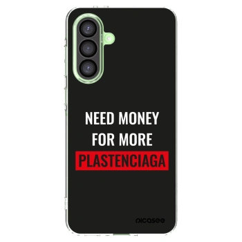 Picasee Samsung Galaxy A26 5G A266B Hülle - Transparentes Silikon - More PLASTENCIAGA