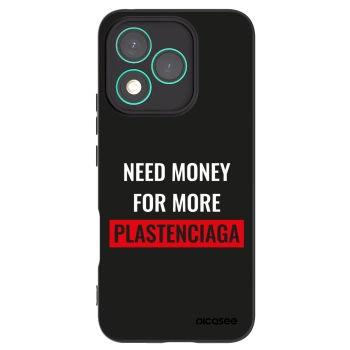 Picasee Honor 400 Lite 5G Hülle - Schwarzes Silikon - More PLASTENCIAGA