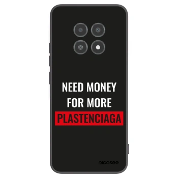 Picasee Realme 12X Hülle - Schwarzes Silikon - More PLASTENCIAGA