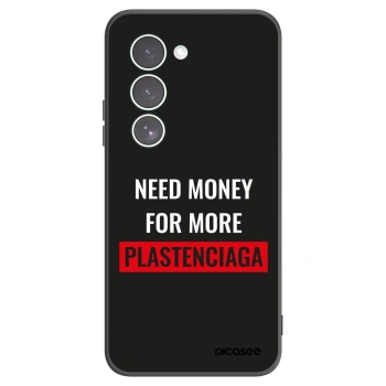 Picasee Xiaomi Redmi 15 5G Hülle - Schwarzes Silikon - More PLASTENCIAGA