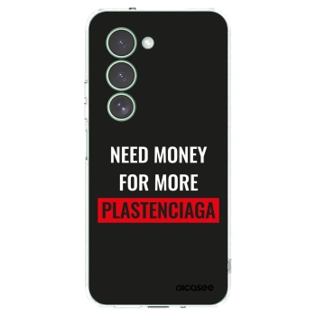 Picasee Xiaomi Redmi 15 5G Hülle - Transparentes Silikon - More PLASTENCIAGA