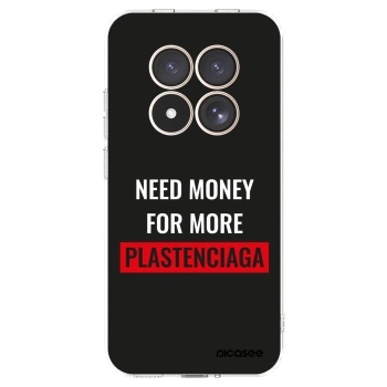 Picasee Xiaomi Redmi Note 15 Pro 4G Hülle - Transparentes Silikon - More PLASTENCIAGA