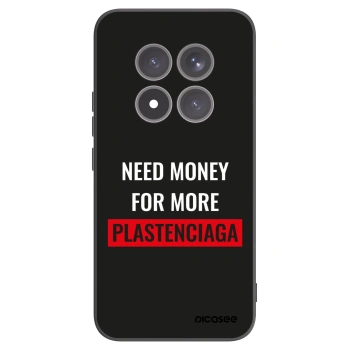 Picasee Xiaomi Redmi Note 15 Pro+ Hülle - Schwarzes Silikon - More PLASTENCIAGA