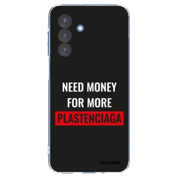 Picasee Samsung Galaxy A17 5G Hülle - Transparentes Silikon - More PLASTENCIAGA