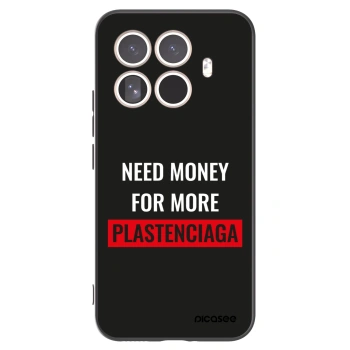 Picasee Xiaomi 15T Pro Hülle - Schwarzes Silikon - More PLASTENCIAGA