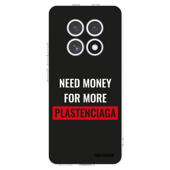 Picasee Xiaomi Redmi Note 15 Hülle - Transparentes Silikon - More PLASTENCIAGA