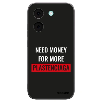 Picasee Xiaomi Poco X8 Pro Hülle - Schwarzes Silikon - More PLASTENCIAGA