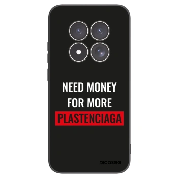 Picasee Xiaomi Redmi Note 15 Pro 5G Hülle - Schwarzes Silikon - More PLASTENCIAGA