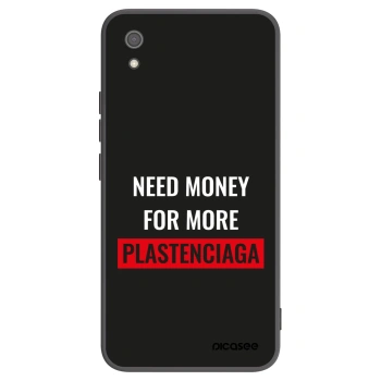 Picasee Xiaomi Redmi 7A Hülle - Schwarzes Silikon - More PLASTENCIAGA