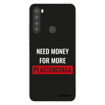 Picasee Xiaomi Redmi Note 8 Hülle - Transparentes Silikon - More PLASTENCIAGA