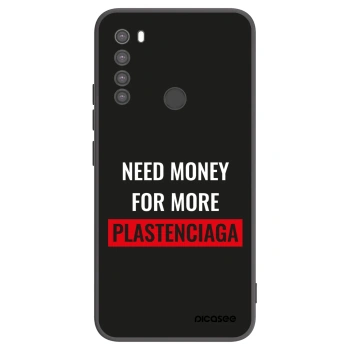 Picasee Xiaomi Redmi Note 8 Hülle - Schwarzes Silikon - More PLASTENCIAGA