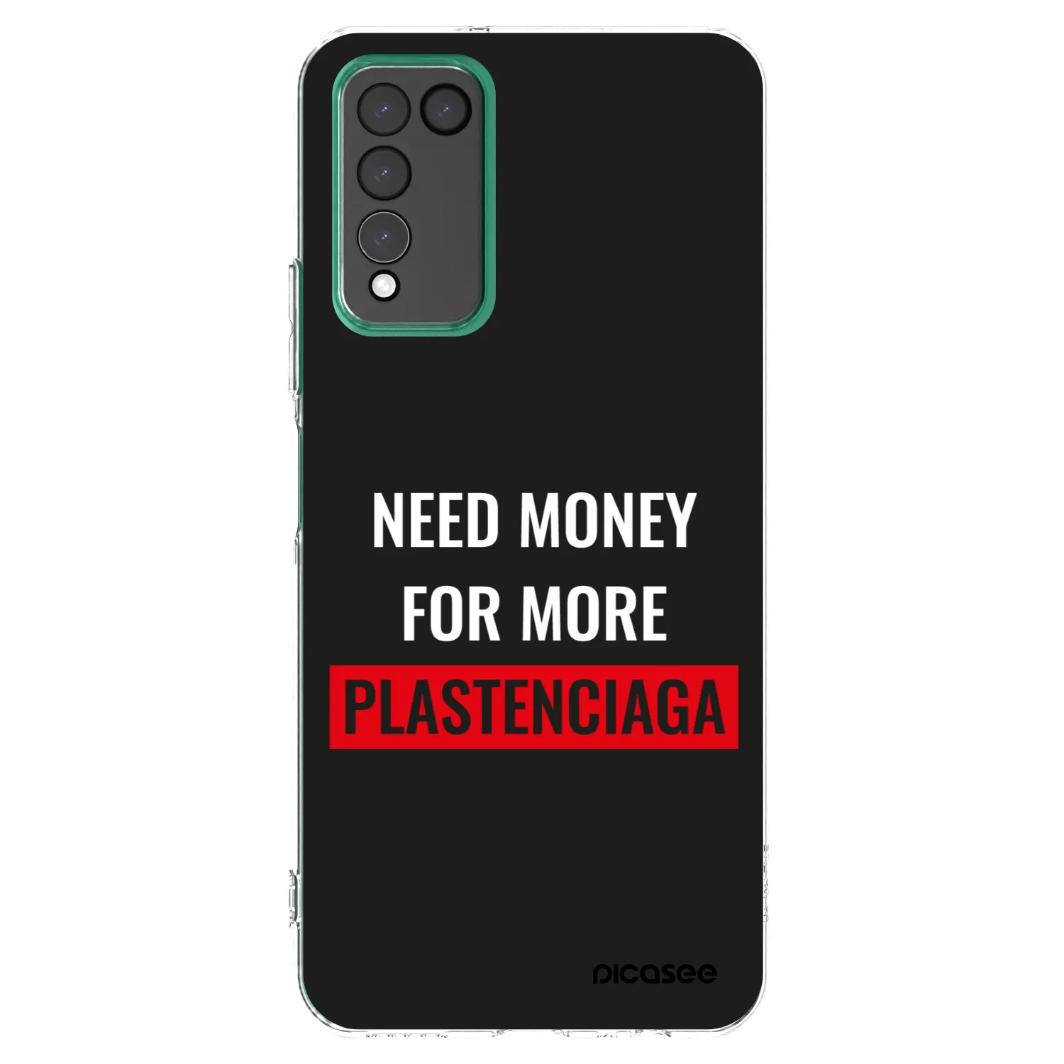 Picasee Honor 10X Lite Hülle - Transparentes Silikon - More PLASTENCIAGA