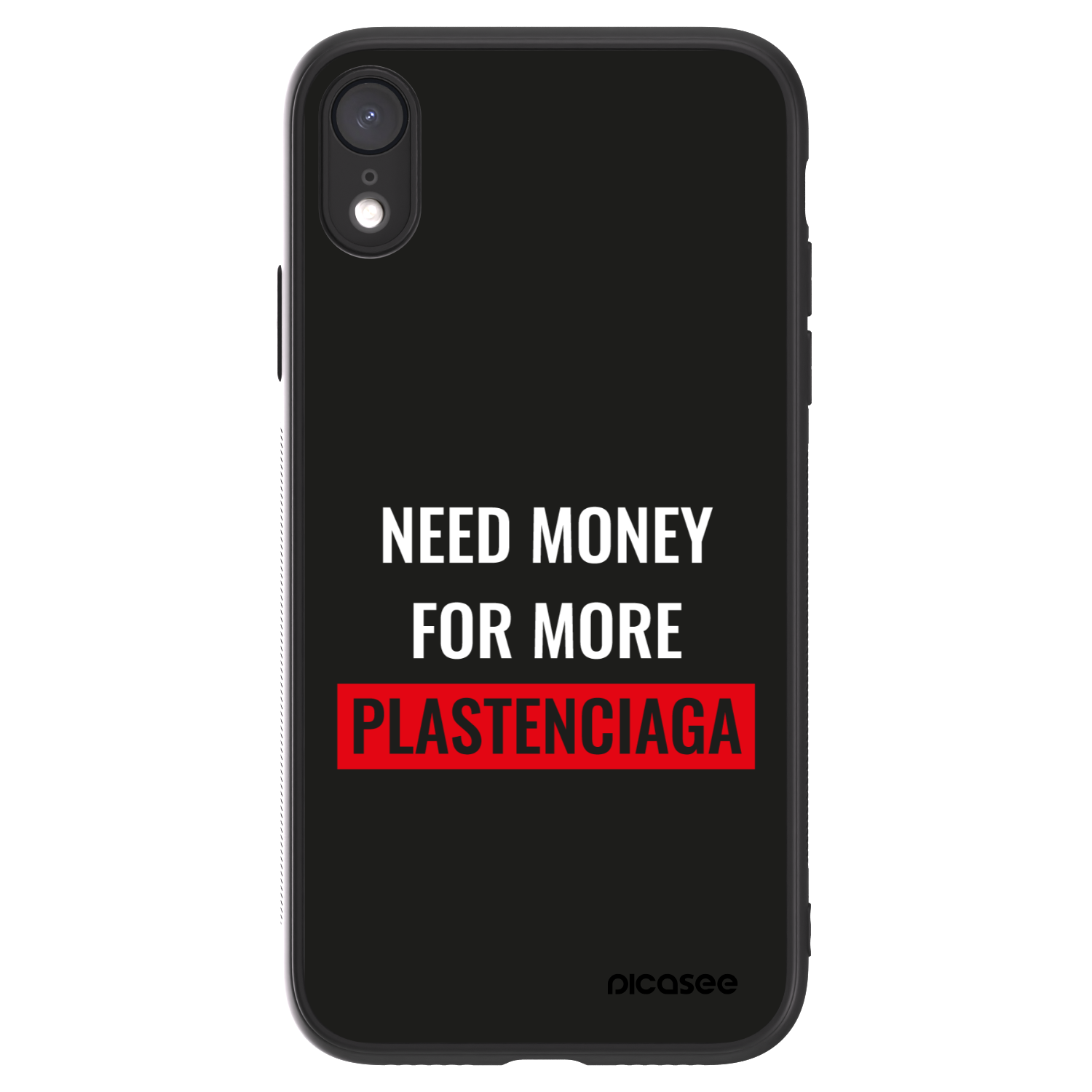 Picasee ULTIMATE CASE für Apple iPhone XR - More PLASTENCIAGA