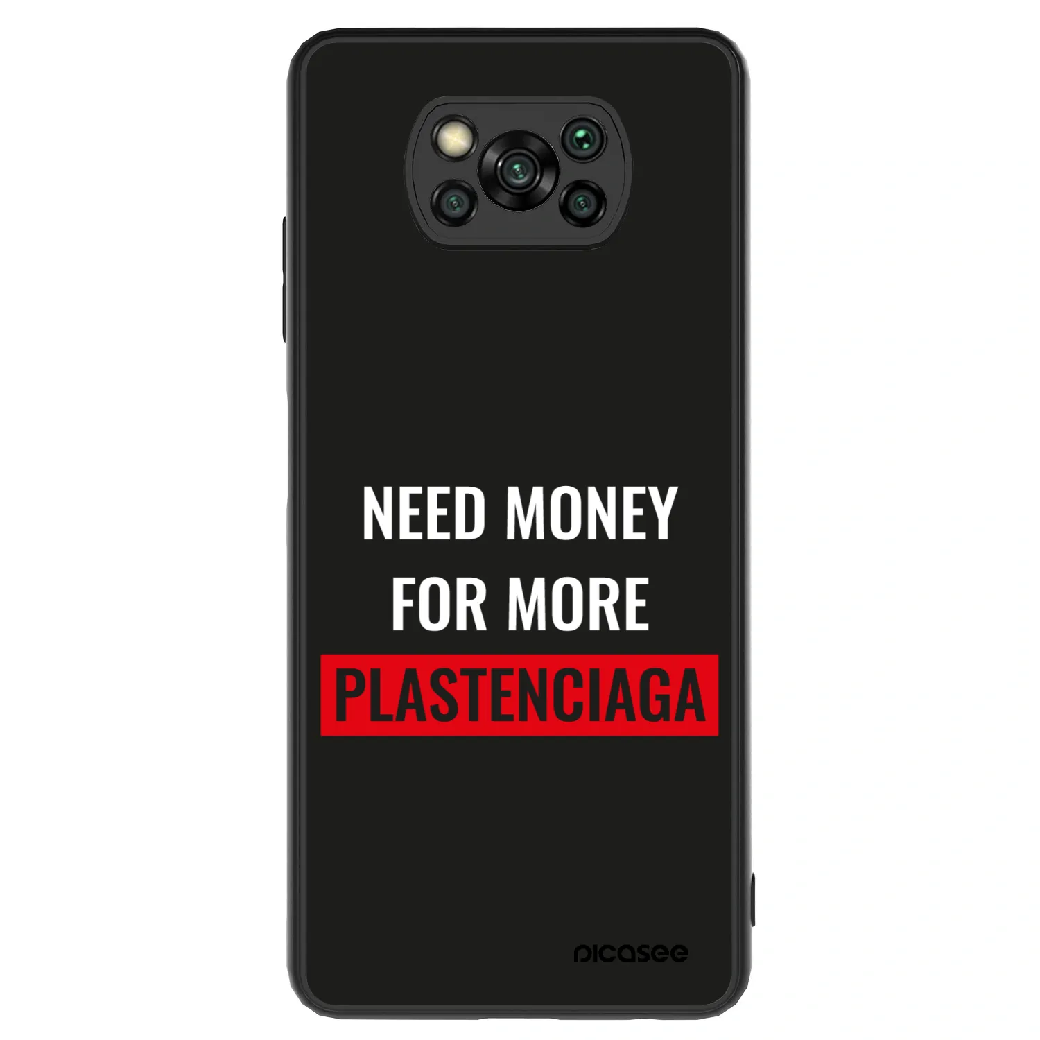 Picasee ULTIMATE CASE für Xiaomi Poco X3 - More PLASTENCIAGA