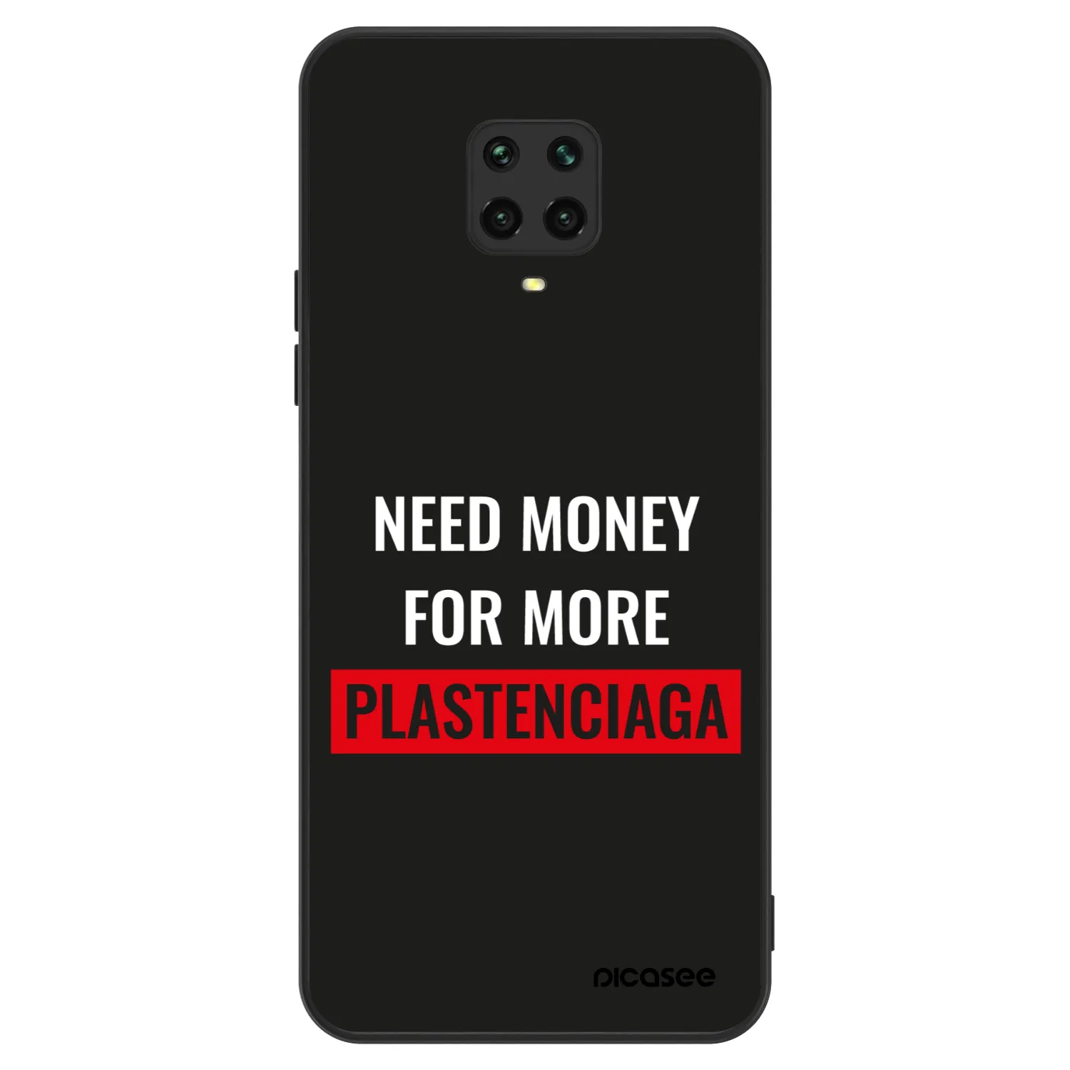 Picasee ULTIMATE CASE für Xiaomi Redmi Note 9S - More PLASTENCIAGA