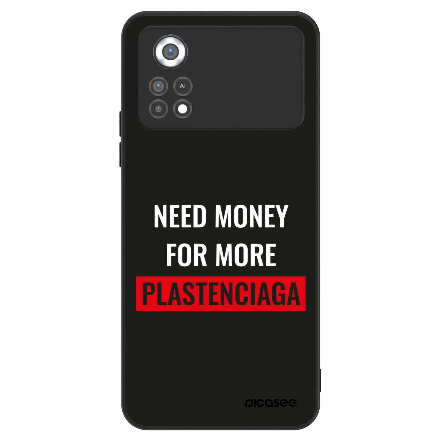Picasee ULTIMATE CASE für Xiaomi Poco X4 Pro 5G - More PLASTENCIAGA