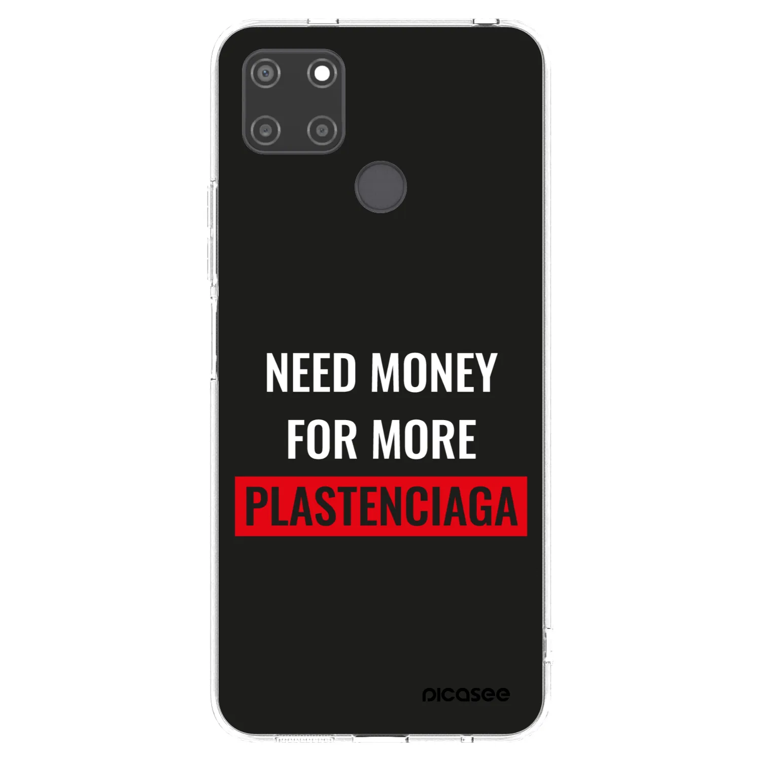 Picasee Realme C21Y Hülle - Transparentes Silikon - More PLASTENCIAGA