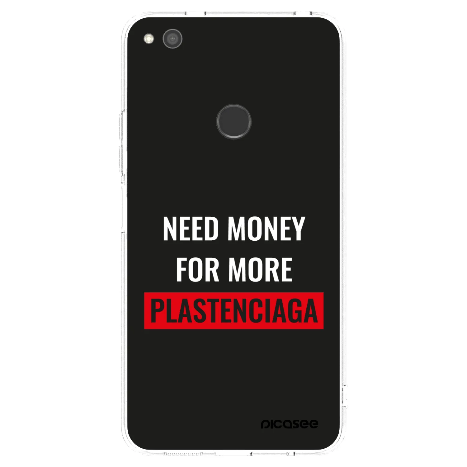 Picasee Huawei P9 Lite 2017 Hülle - Transparentes Silikon - More PLASTENCIAGA