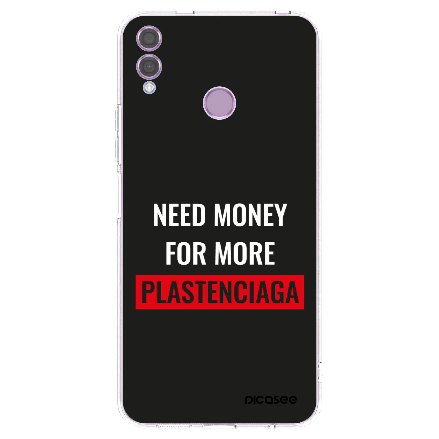 Picasee Honor 8X Hülle - Transparentes Silikon - More PLASTENCIAGA
