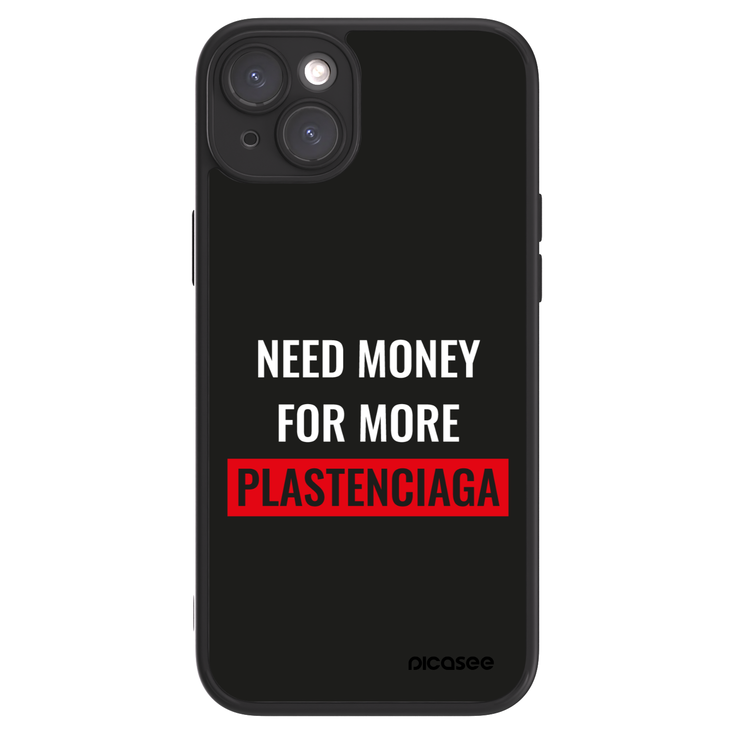 Picasee ULTIMATE CASE MagSafe für Apple iPhone 15 Plus - More PLASTENCIAGA