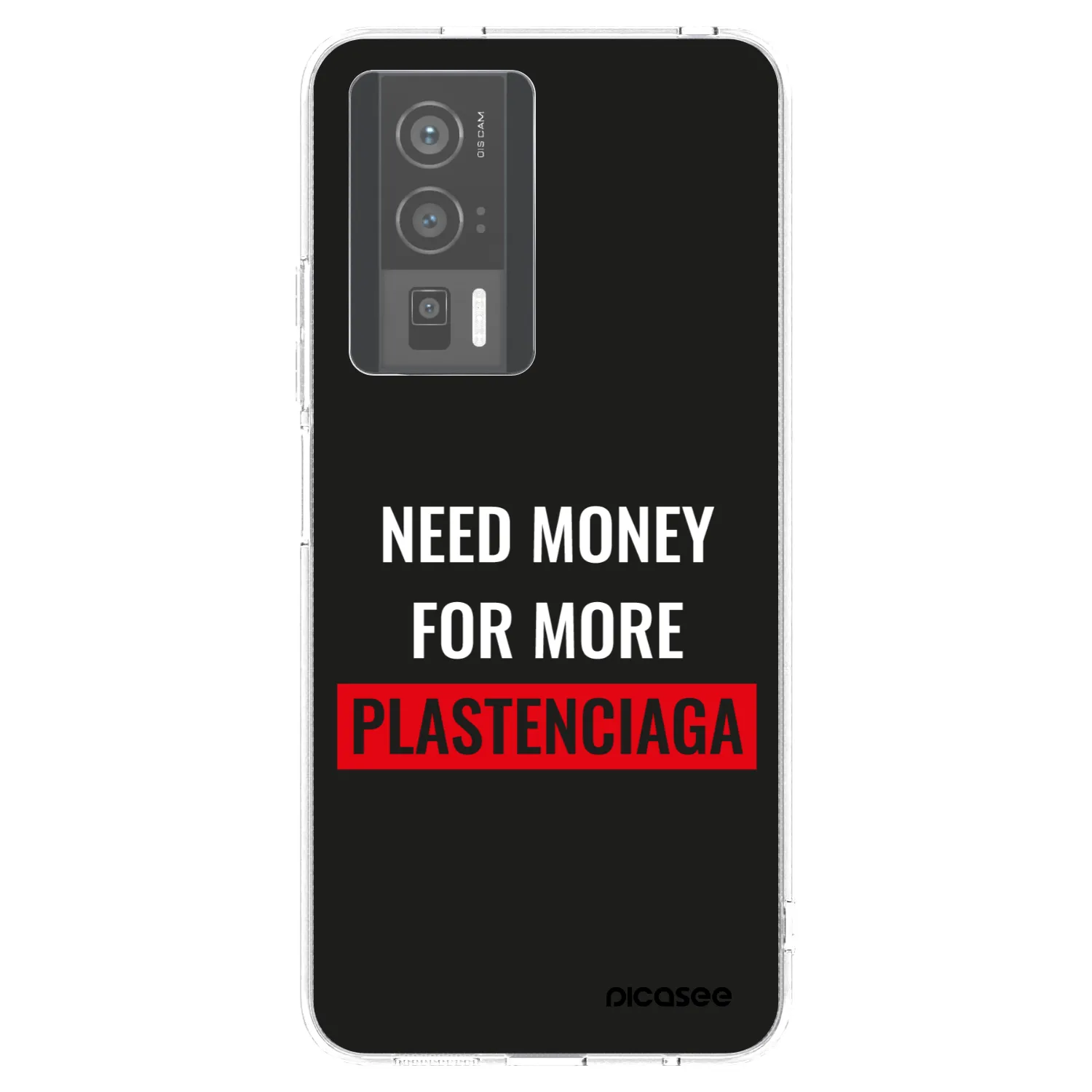 Picasee Xiaomi Poco F5 Pro 5G Hülle - Transparentes Silikon - More PLASTENCIAGA