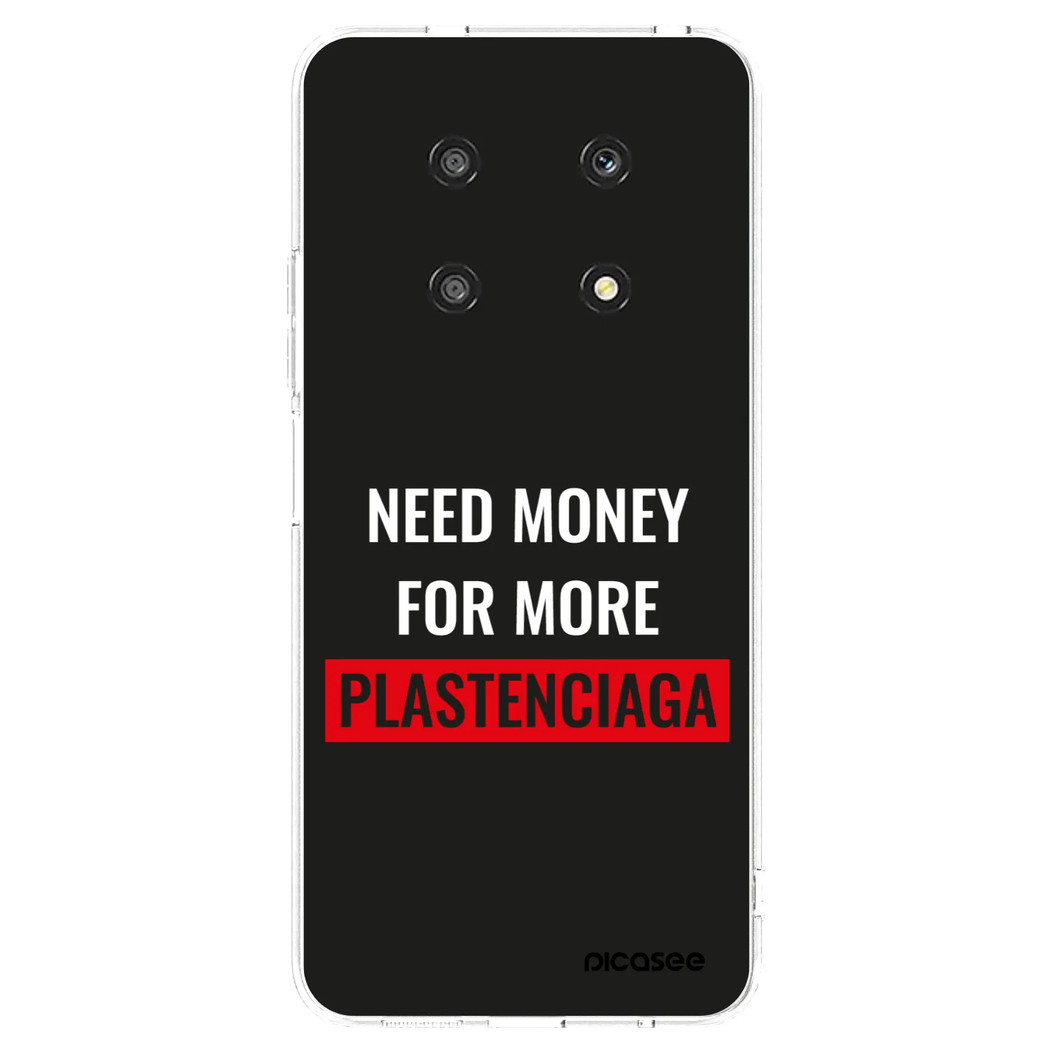 Picasee Honor Magic4 Lite 5G Hülle - Transparentes Silikon - More PLASTENCIAGA