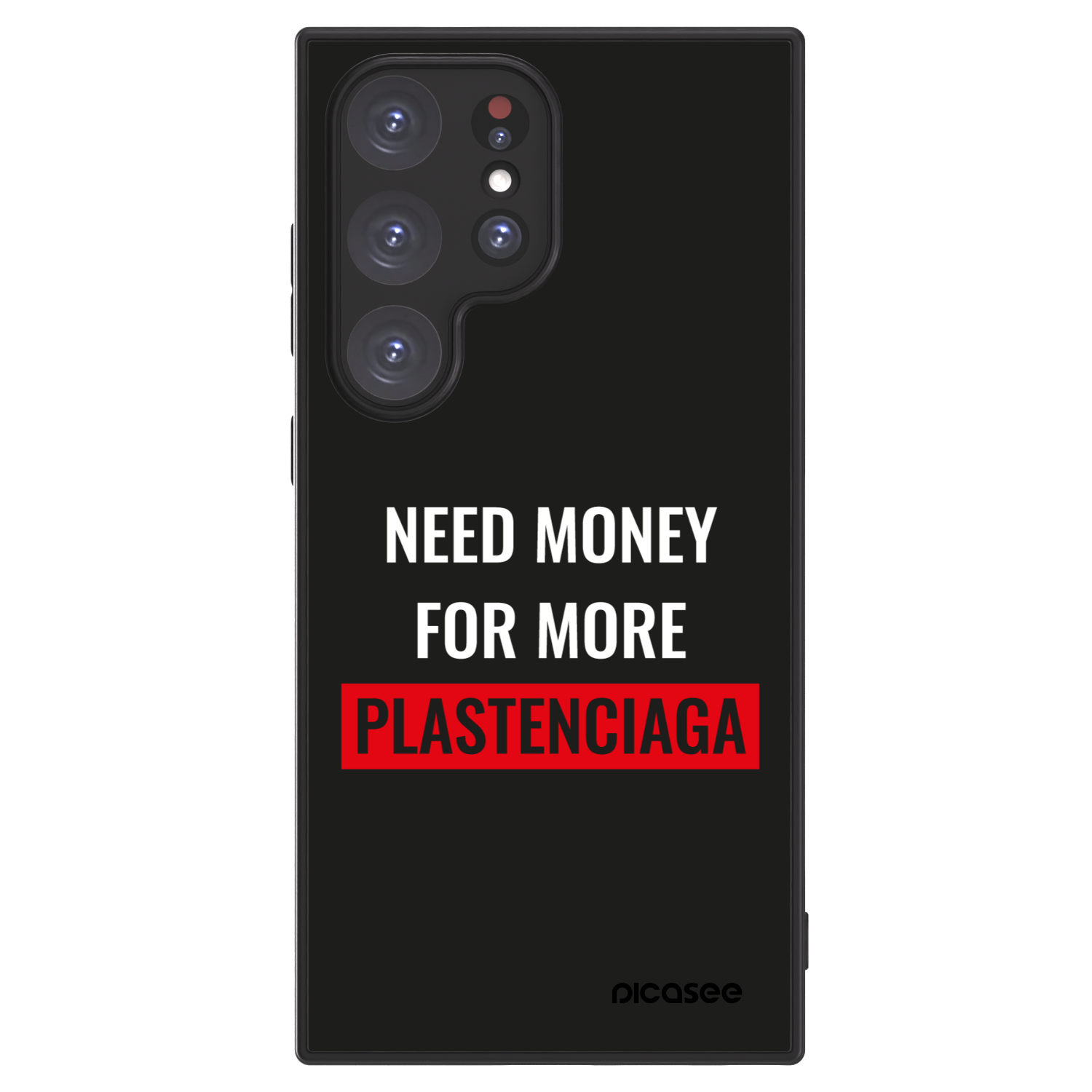 Picasee ULTIMATE CASE PowerShare für Samsung Galaxy S24 Ultra S928B 5G - More PLASTENCIAGA