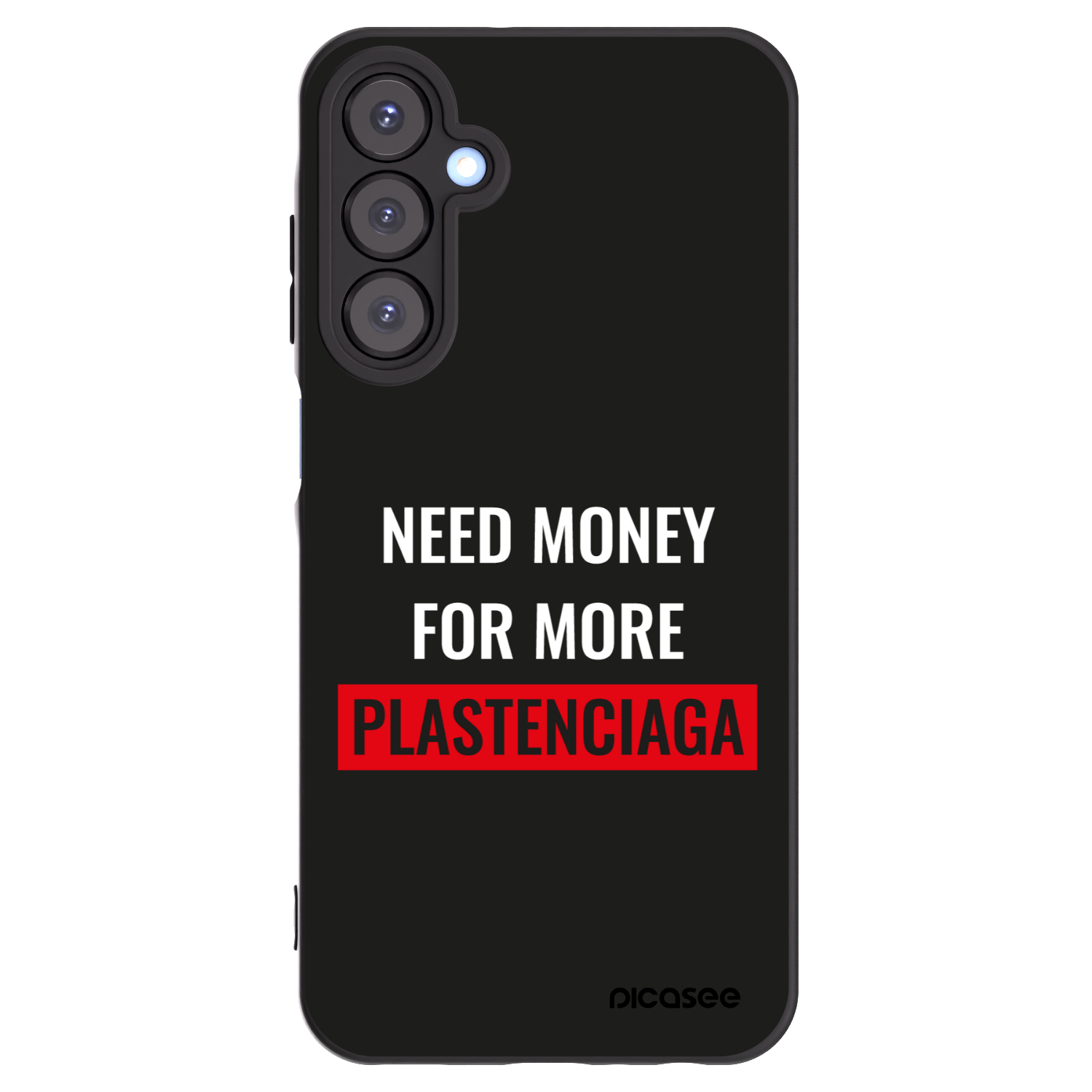 Picasee Samsung Galaxy A25 A256B 5G Hülle - Schwarzes Silikon - More PLASTENCIAGA
