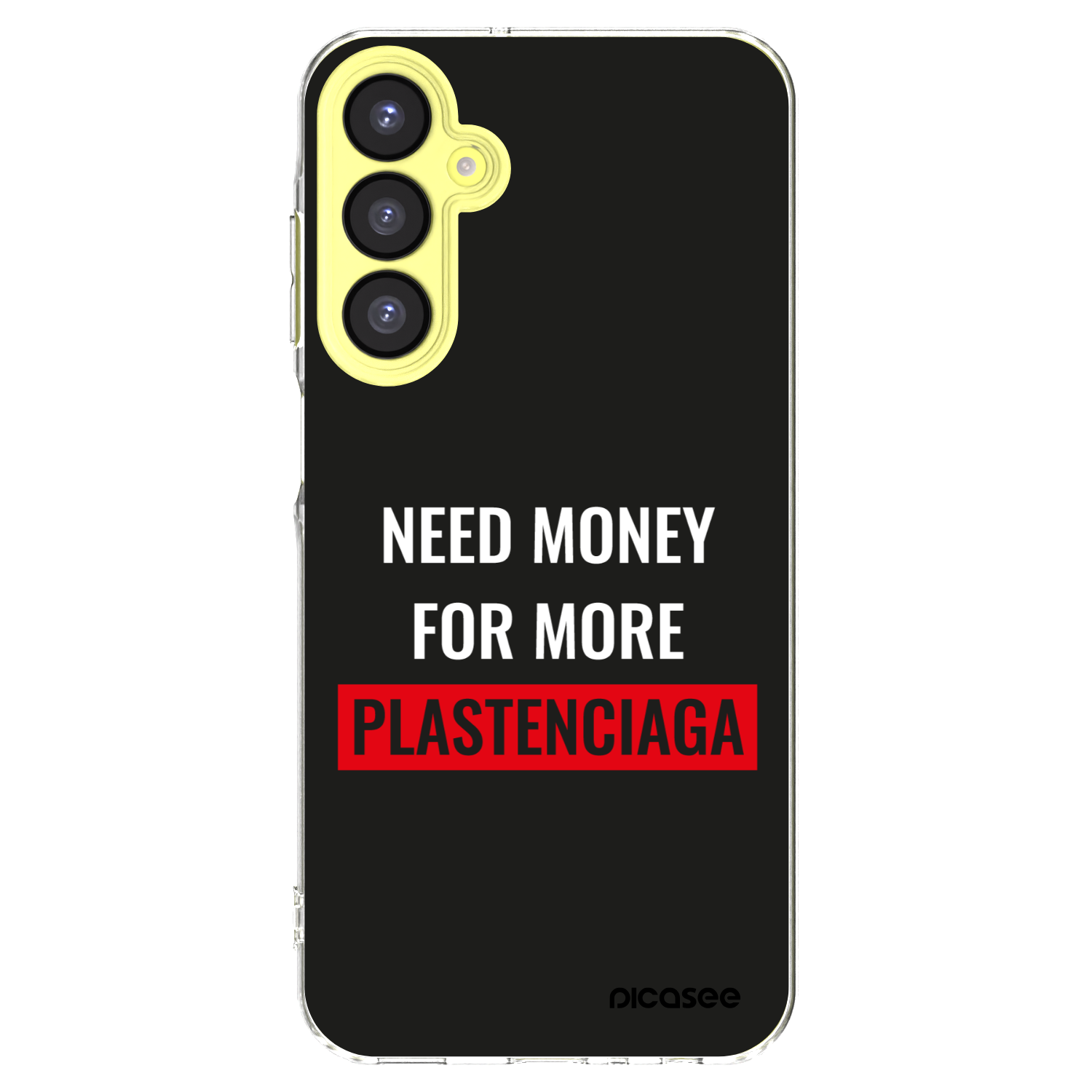 Picasee Samsung Galaxy A25 A256B 5G Hülle - Transparentes Silikon - More PLASTENCIAGA