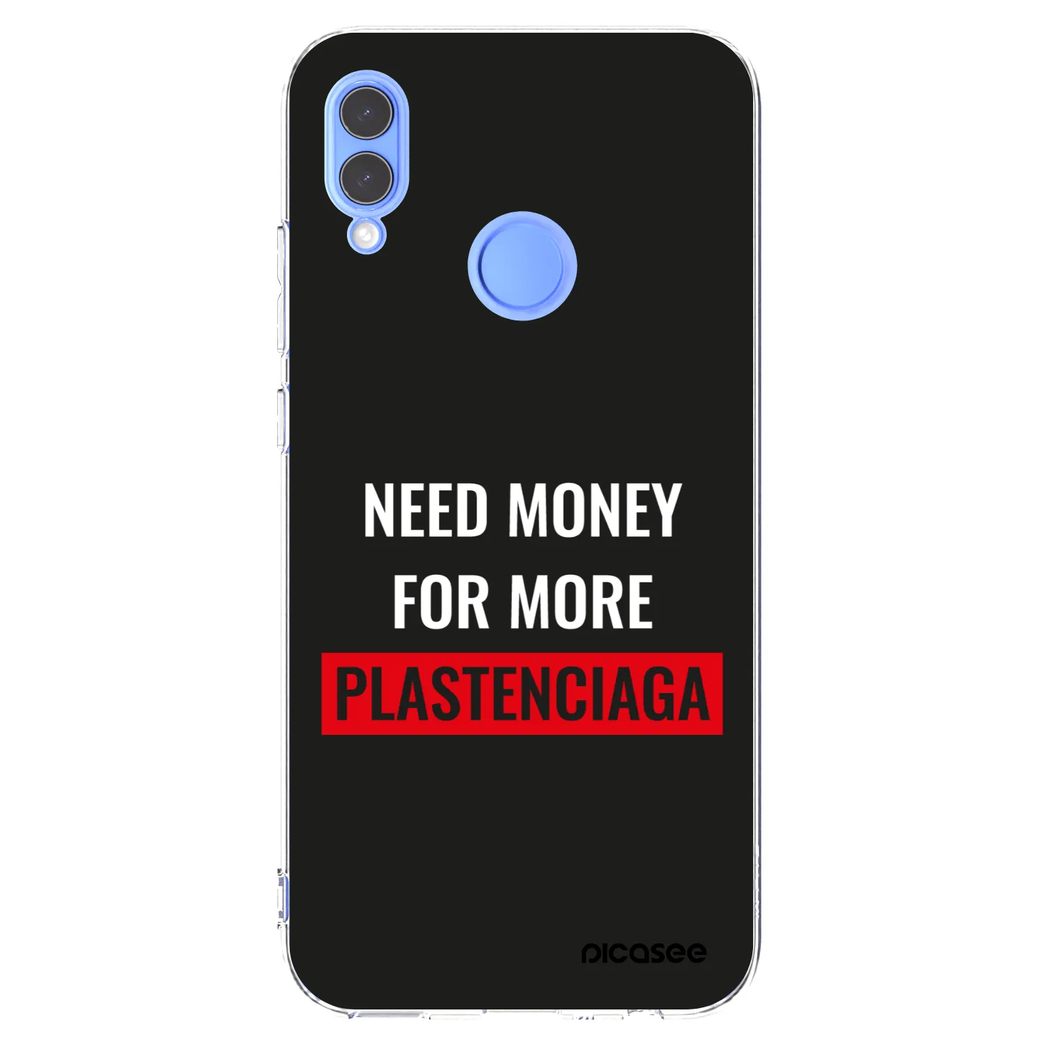 Picasee Huawei P Smart 2019 Hülle - Transparentes Silikon - More PLASTENCIAGA