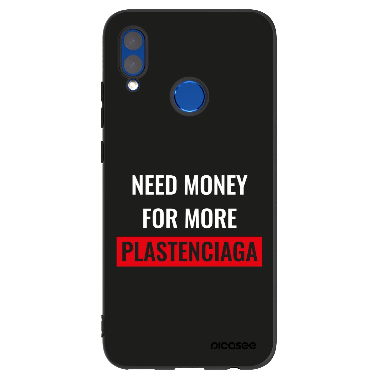 Picasee Honor 10 Lite Hülle - Schwarzes Silikon - More PLASTENCIAGA
