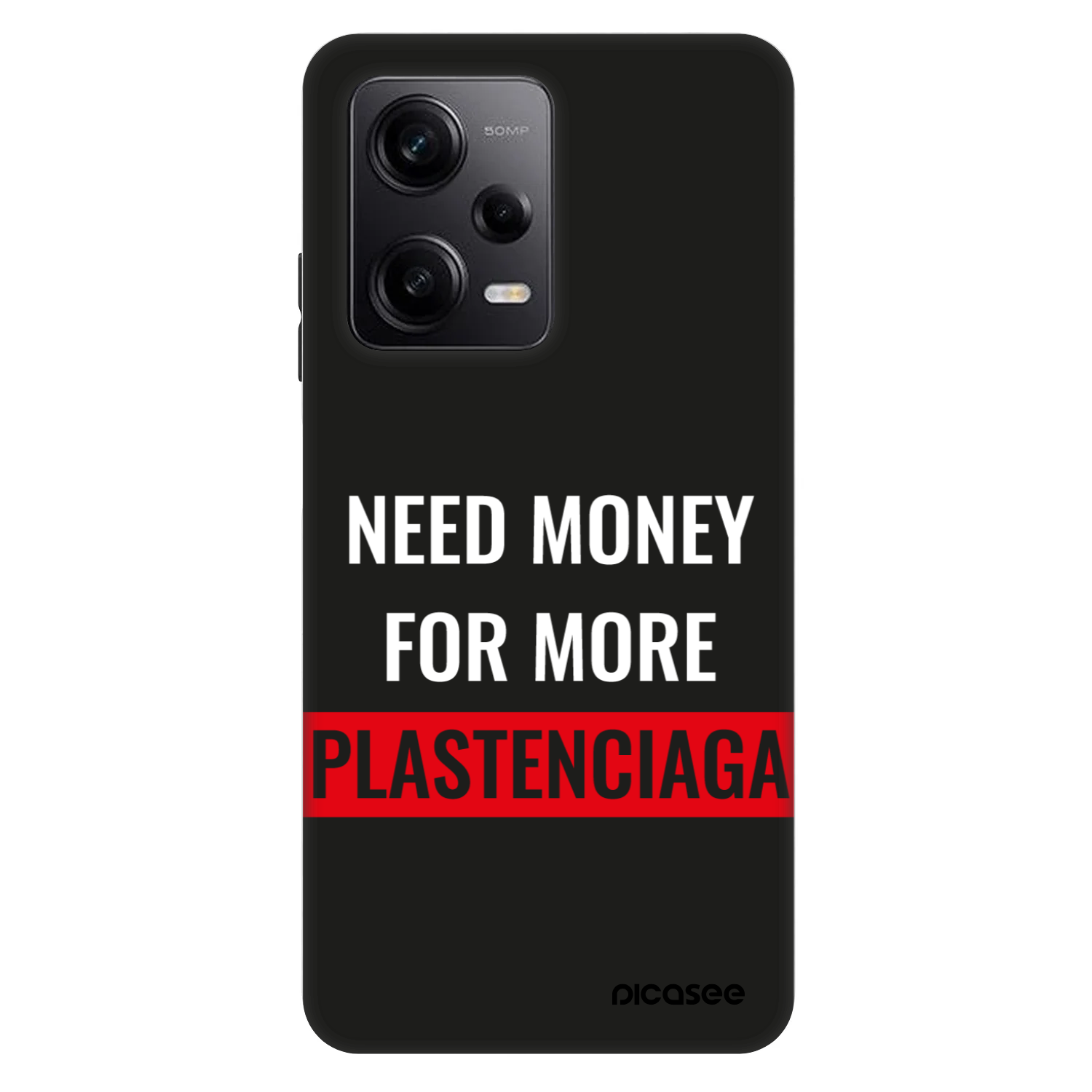 Picasee Fashion Case für Xiaomi Redmi Note 12 Pro+ 5G - More PLASTENCIAGA