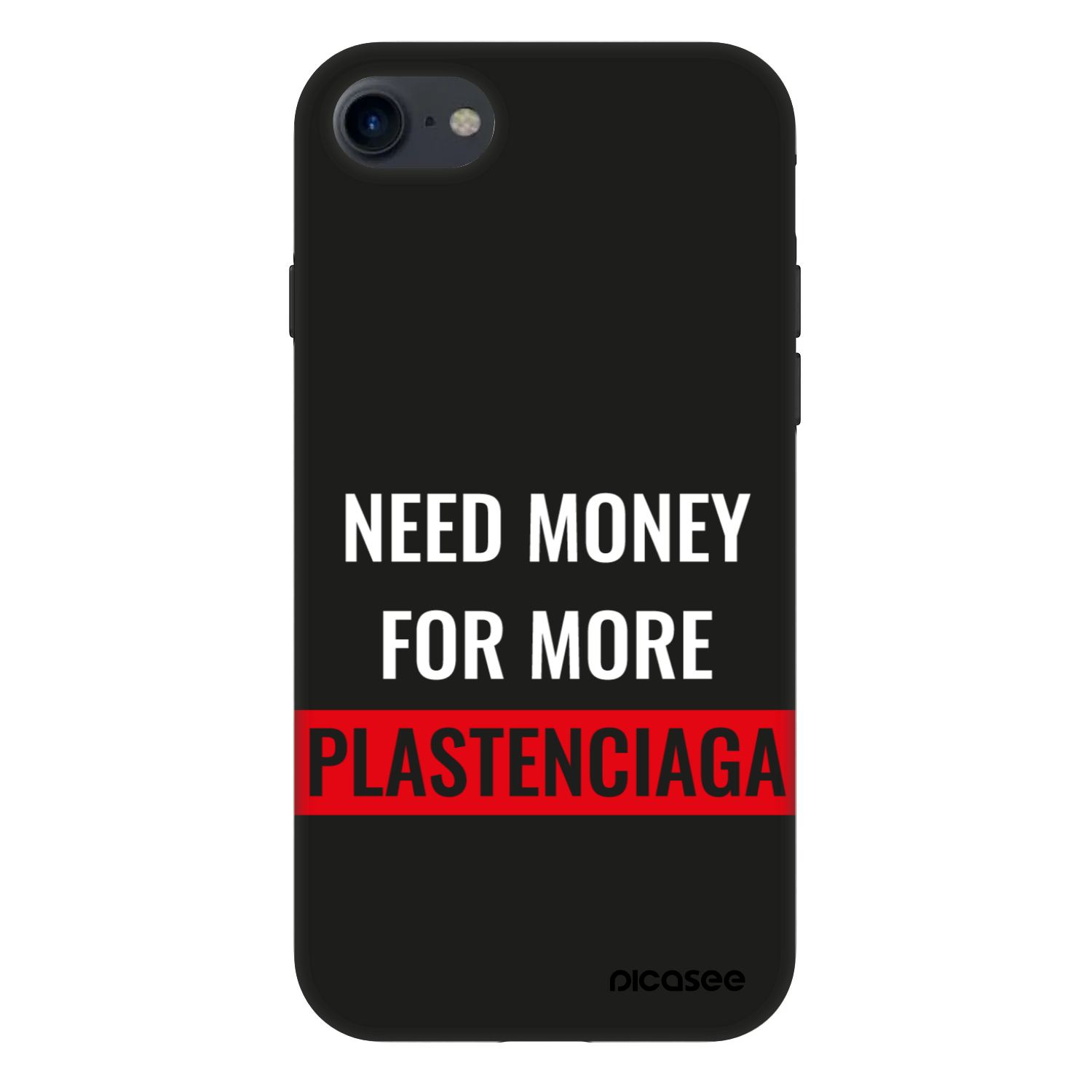 Picasee Fashion Case für Apple iPhone SE 2022 - More PLASTENCIAGA