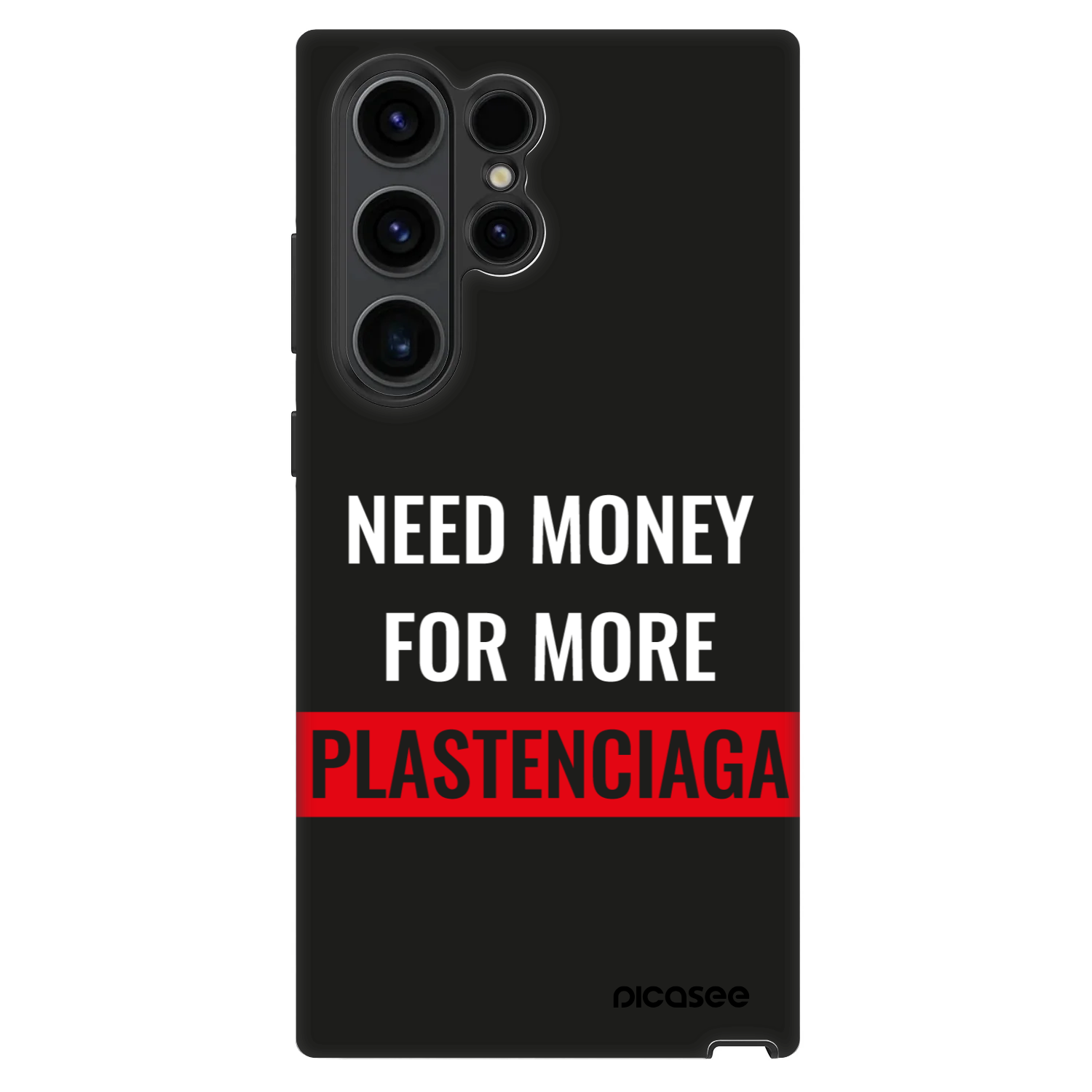 Picasee Fashion Case für Samsung Galaxy S23 Ultra 5G - More PLASTENCIAGA