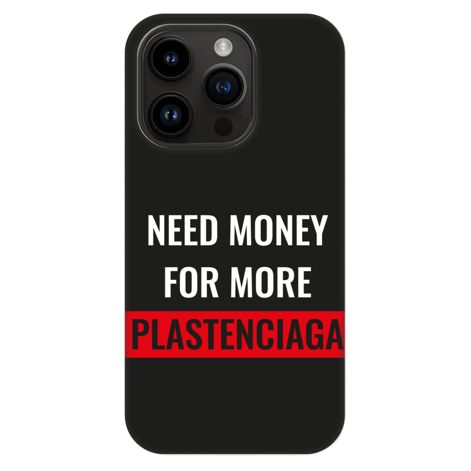 Picasee Fashion Case MagSafe für Apple iPhone 14 Pro - More PLASTENCIAGA