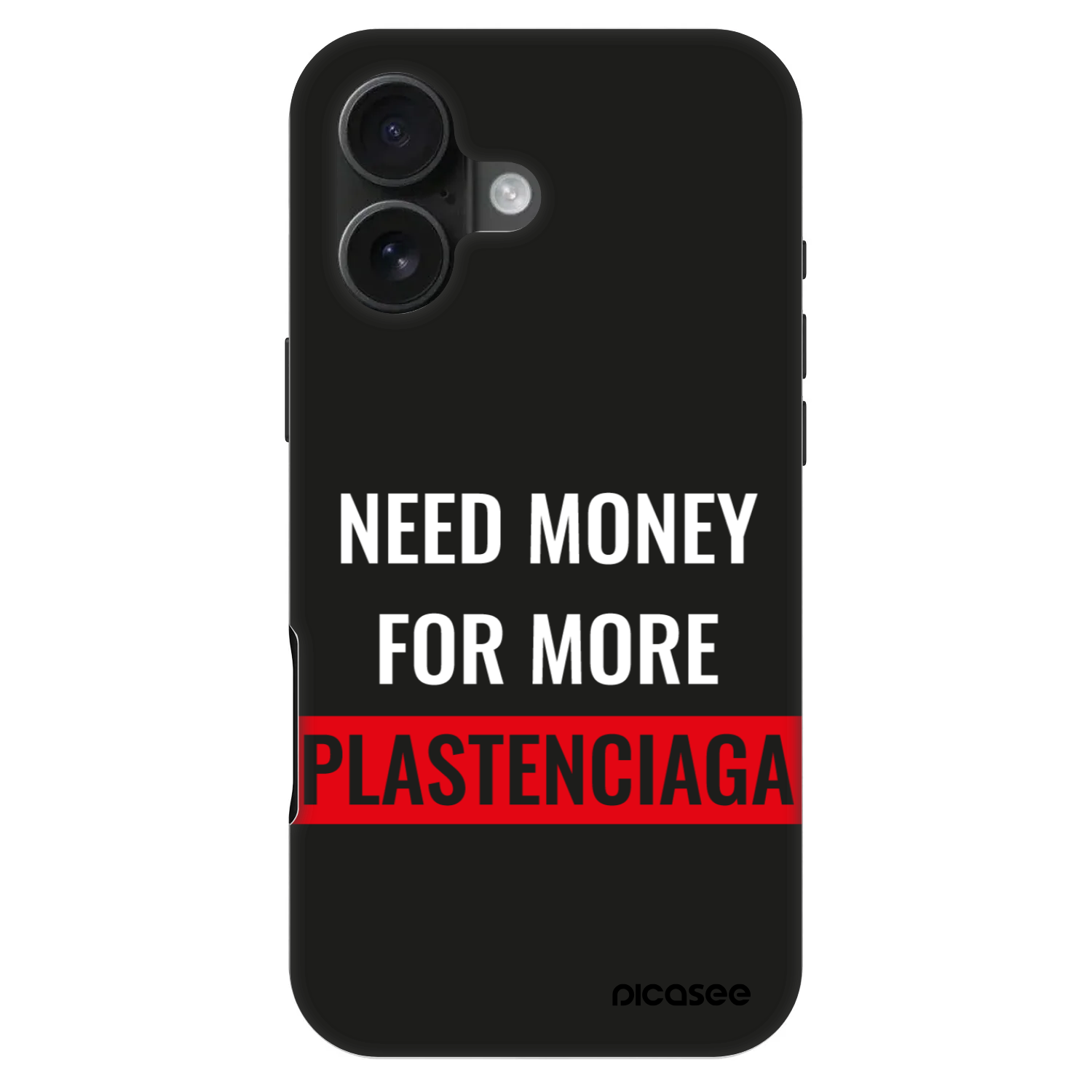 Picasee Fashion Case MagSafe für Apple iPhone 16 - More PLASTENCIAGA